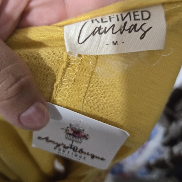 Refined Canvas Cinco De Drinko Slightly Cropped Shirt NWT Sz Medium - Picture 2 of 9